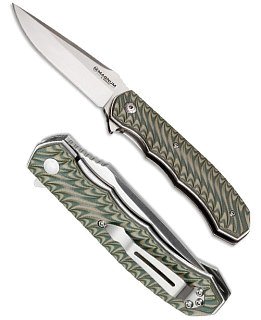 Нож Boker Magnum Satin Green складной 440A рукоять G10 - фото 2