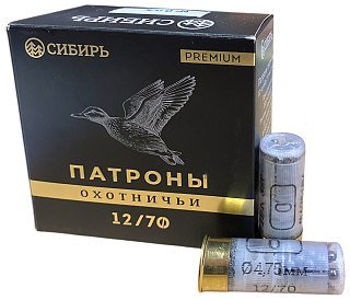 Патрон 12х70 Сибирь Premium 0 32г - фото 1