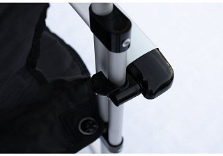 Кресло Tramp раскладное с жесткими подлокотниками  алюминий - фото 9