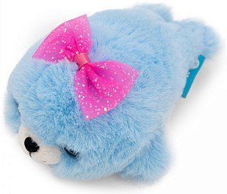 Игрушка Mimis Нерпа Пушистик мини голубой 13см - фото 8