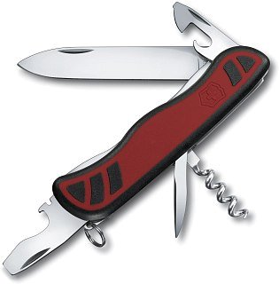 Нож Victorinox Nomad 111мм 11 функций красно-черный - фото 1