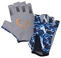 Перчатки Savage Gear Marine Half Glove Sea blue