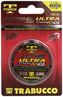 Леска Trabucco T-force ultra strong FC403 50м 0.240мм