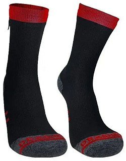 Носки DexShell Running Lite черный красный 