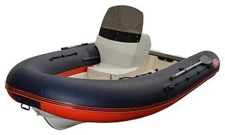 Лодка РИБ Fortis 430 Fortis сине-красная в комплекте - фото 1