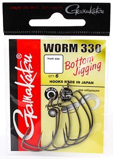 Крючок Gamakatsu Worm 330 bottom jigging №5/0