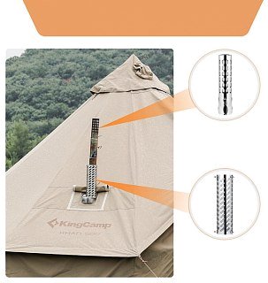 Печка King Camp Hot Tent Stove Plus - фото 4
