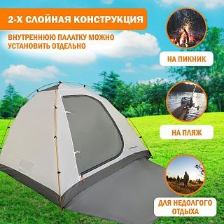 Палатка PerevalPro Cloud Dome 4 - фото 4