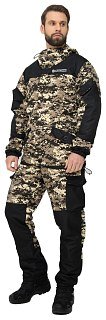 Костюм Huntsman Горка-3 combo В-003/черный смесовая рип-стоп - фото 2