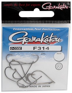 Крючок Gamakatsu NL F314 black №14 - фото 2