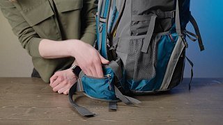 Рюкзак Naturehike Discovery mediterranean Blue 70+5 - фото 10