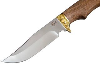 Нож ИП Семин Юнкер сталь 65x13 литье ценные породы дерева - фото 2