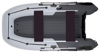 Лодка Grouper НДНД надувная 310 серо-графитовый - фото 1