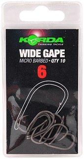 Крючок Korda Wide gape-06 10шт - фото 1