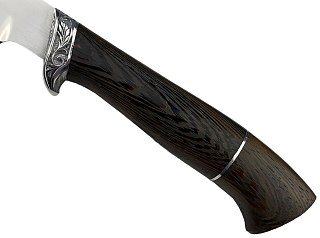 Нож Ладья Осетр НТ-18 Р 65х13 рисунок венге - фото 11