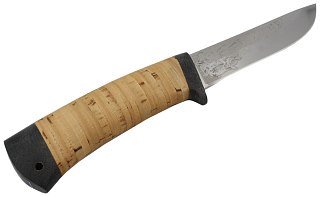 Нож Росоружие Риф 95х18 гравировка рукоять береста - фото 2