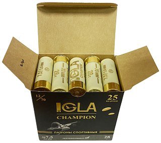 Патрон 12х70 Технодинамика Igla-Champion 7,5 28гр - фото 4