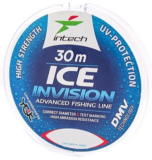 Леска Intech Invision Ice Line 30м 0.10мм 0.92кг - фото 3