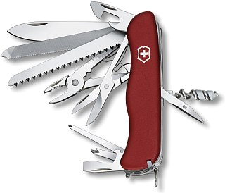 Нож Victorinox Work Champ 111мм 21 функция красный - фото 1