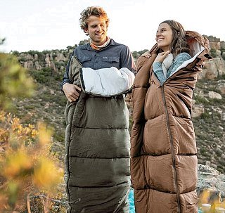 Спальник Naturehike U Series envelope army green U250S левый - фото 3