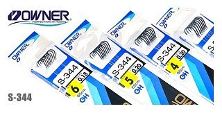 Крючки Owner с поводком S-344 №03 - фото 1