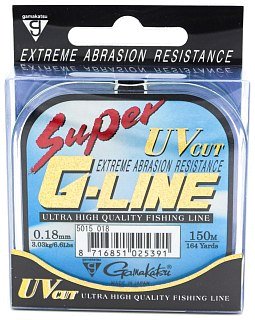 Леска Gamakatsu Super G-Line 0,18мм 150м