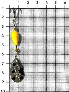 Блесна Daiwa Silver creek spinner 6гр mustard - фото 3