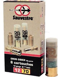 Патрон 12х70 Sauvestre пуля Flexible - фото 1