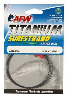 Поводковый материал AFW Titanium tooth proof black 4,6м 6,8кг