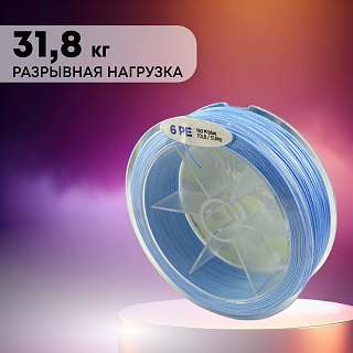 Шнур Riverzone Blue Line X8 PE 6,0 150м Blue - фото 3