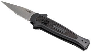 Нож Kershaw K7125GRY Launch-12 клинок CMP154 рукоять карбон - фото 1