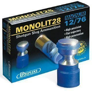 Патрон 12х76 DDupleks пуля Monolit 28г