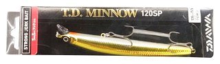 Воблер Daiwa TD Minnow 120SP kurokin - фото 3