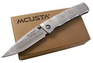 Нож Mcusta Take Classic Damascus Folder скл. сталь VG10 дама - фото 1