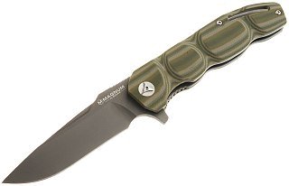 Нож Boker Magnum Leader складной сталь 440B рукоять зеленая G10 - фото 1