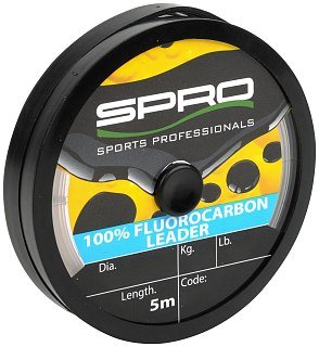 Леска SPRO 100% Fluor Carbon 0,85мм 5м - фото 1