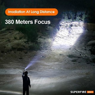 Фонарь Superfire V8-S 2000 Lumens - фото 2