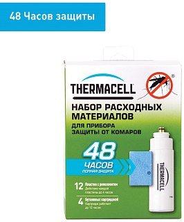 Набор запасной ThermaCell 4 газовых картриджа и 12 пластин