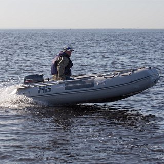 Лодка Badger Heavy Duty 390 серый - фото 6