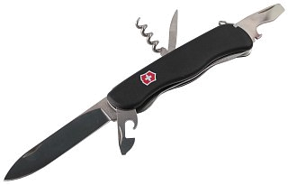 Нож Victorinox Picknicker 111мм 11 функций черный - фото 1