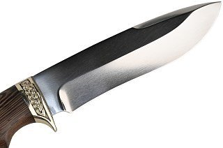 Нож ИП Семин Скиф кованая сталь 95x18 венге литье - фото 4