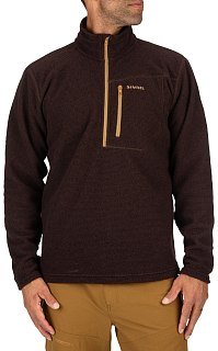Пуловер Simms Rivershed Quarter Zip 20 Mahogany  - фото 2