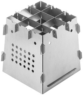 Печь-щепочница Helios складная ПМ-02 216х217х221мм сталь  - фото 2