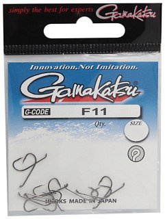 Крючок Gamakatsu NL F11 black №16 - фото 2