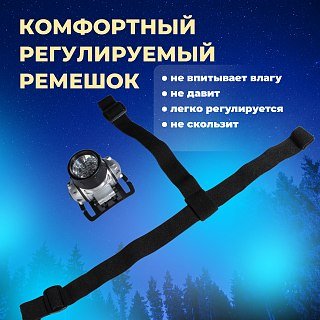 Фонарь Pereval BT-HL8009 налобный 70 Lumens - фото 7