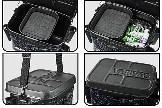 Сумка баккан Varivas Vaba-78 Tackle Bag 36см Blue - фото 3