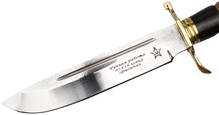 Нож Ладья Финка НКВД №1 граб/орех,сталь 95х18 - фото 4