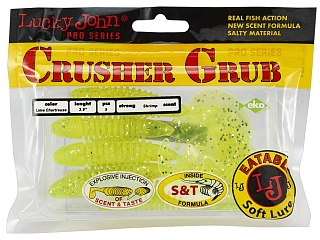 Приманка Lucky John твистер Pro series crusher grub 09.90/071 5шт - фото 3