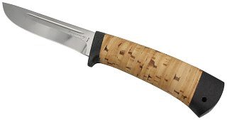 Нож Росоружие Риф 95х18 гравировка рукоять береста - фото 1