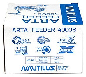 Катушка Nautilus Arta 4000S Feeder New Com - фото 13